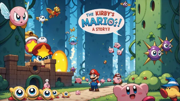 Mario in Kirby's World!