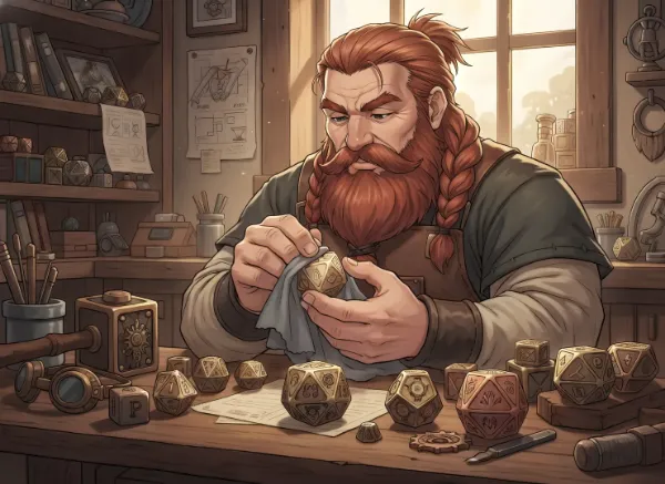 髭の職人、運命のダイスを刻む