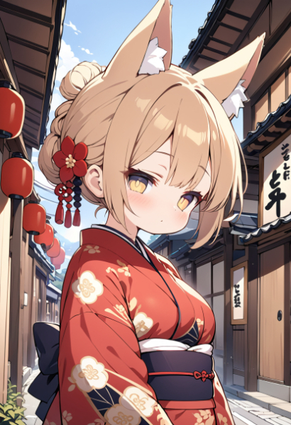 ジト目な狐耳少女