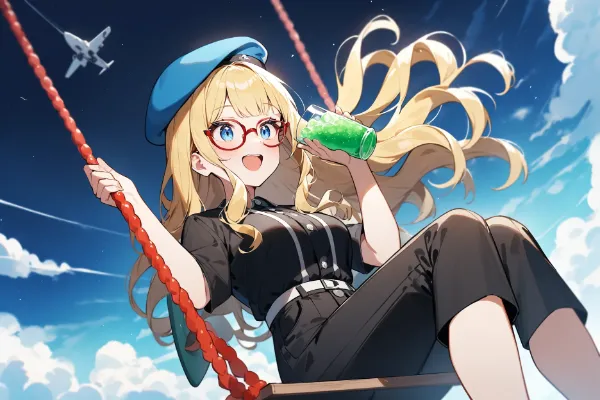 【座る】超空中ブランコ