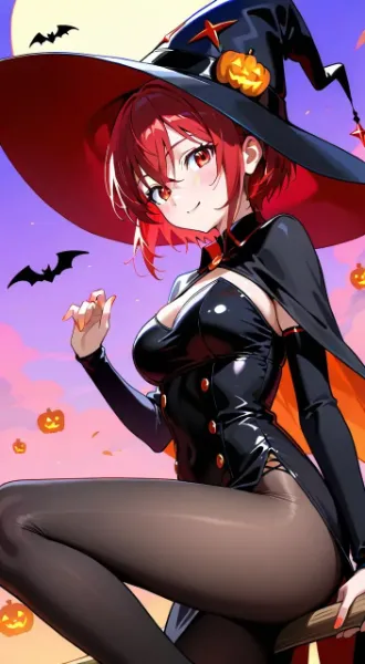 女子高生は魔女に覚醒する………♡  (霧島 紅葉)