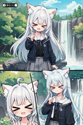 「滝だ！！」「YA！！」