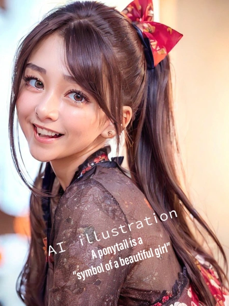 衣装チェンジの試み／ポニーテール美少女