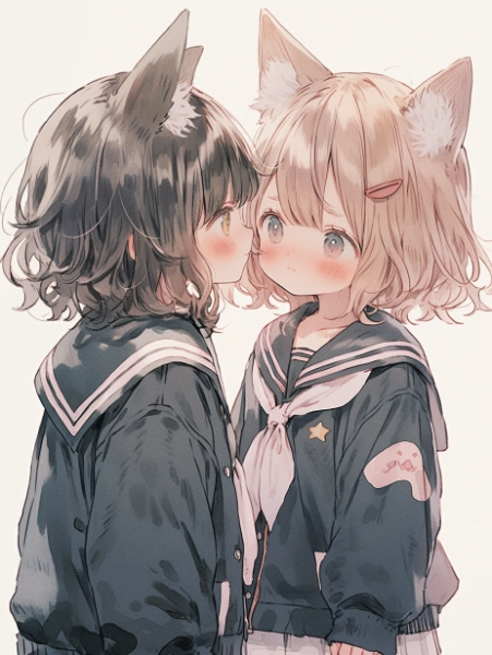 猫幼なじみ。