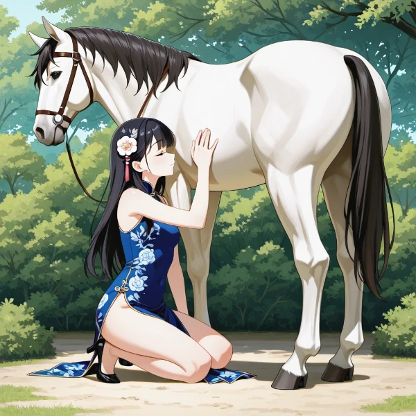 白馬との秘密の約束