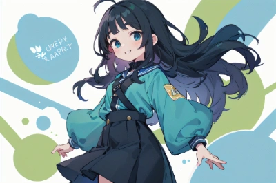 アホ毛の女の子