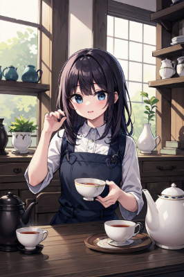 お茶にしましょう。
