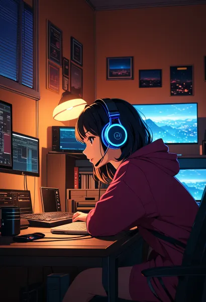 深夜のコードに宿る夢の冒険