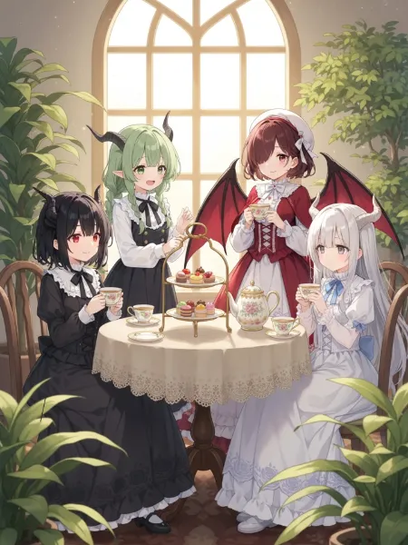 ドラゴンネストの娘達のお茶会