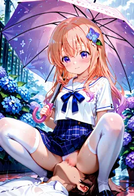 隠れてクンニ