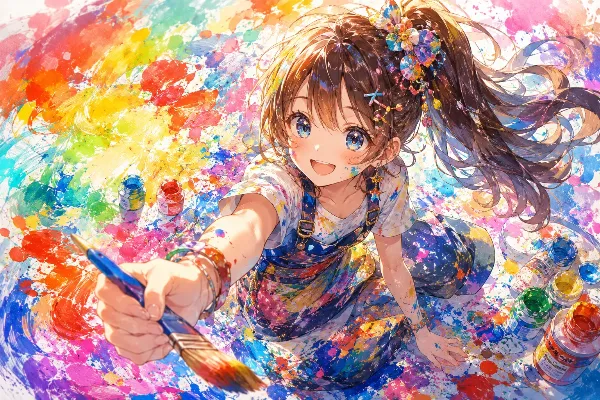虹色のキャンバスに描く笑顔。