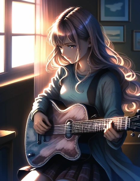 ギターｷﾀ━(ﾟ∀ﾟ)━!