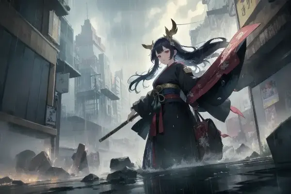 雨降る街の神楽