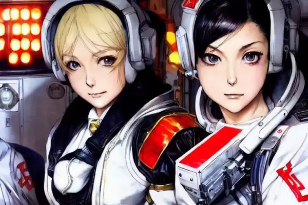 Girls in Narrow cockpit