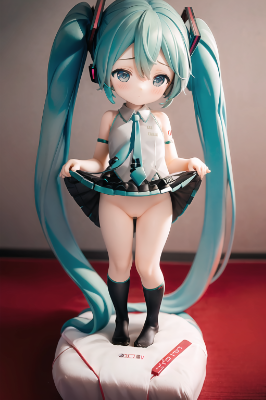 （お試し）ミクさんフィギュア化（３枚）
