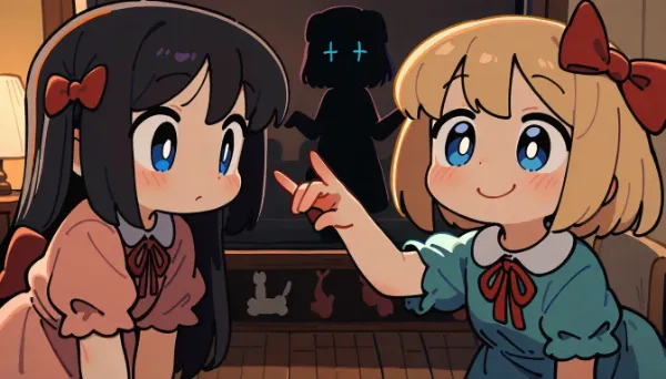 影絵でもつくろうかー