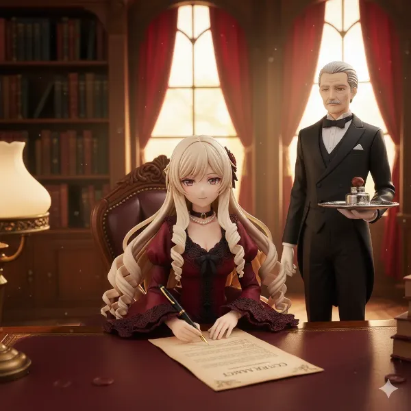 お嬢様 × 万年筆　おま好きシリーズ番外編