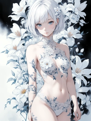 white flower
