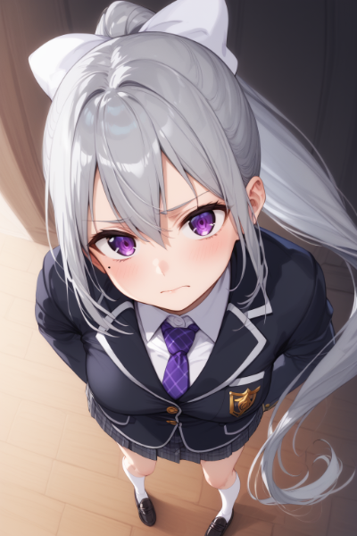 見上げ　でろーん