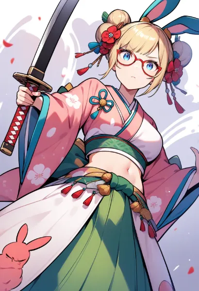 【刀】和装喫茶ネイベルの首刎ねうさぎ