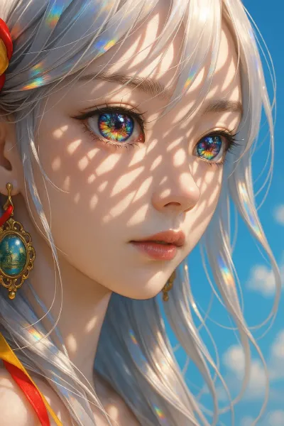 虹色の瞳に秘められた空の記憶