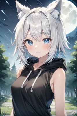 今日も月がきれいだね