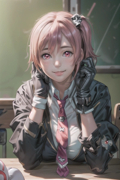 ほのかとマリーのほおづえ