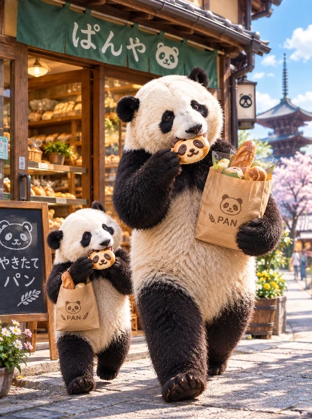 美味しいパンダパン🐼