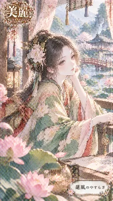 蓮の風に包まれる静かな午後