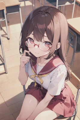 メガネっ娘試行錯誤中の９