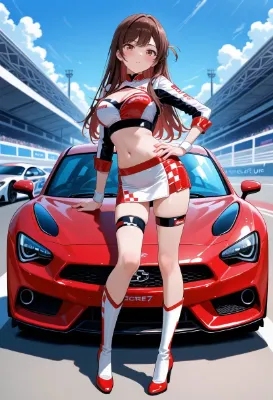 レースクイーンな水原千鶴