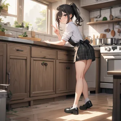 黒髪の女の子14