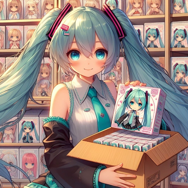 販促活動をする初音ミク