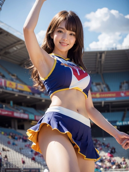 チアガールの彼女