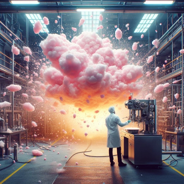 全自動綿飴爆発製造機(フルオートワタアメボンバーメーカー)