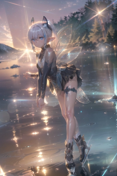 氷原妖精のケモ耳エルフさん