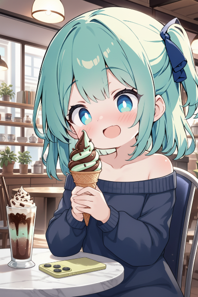 チョコミント大好き少女