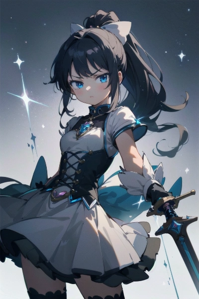 剣装備の魔法少女