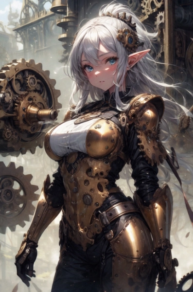 ⚙️鎧⚙️エルフちゃん