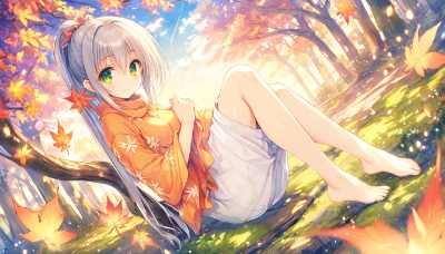 森の中の少女04