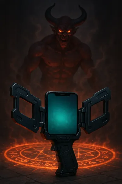 銃型スマホ用ジンバル