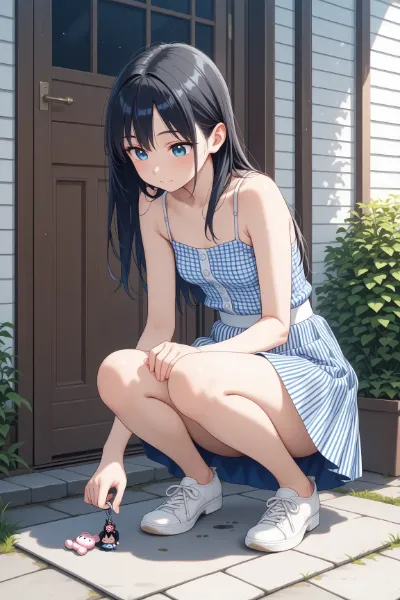 よかった、ここに落としてたんだ