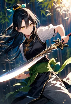 師影に挑む弟子の決意