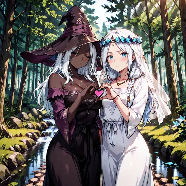 隠者×復讐者 二人でハート