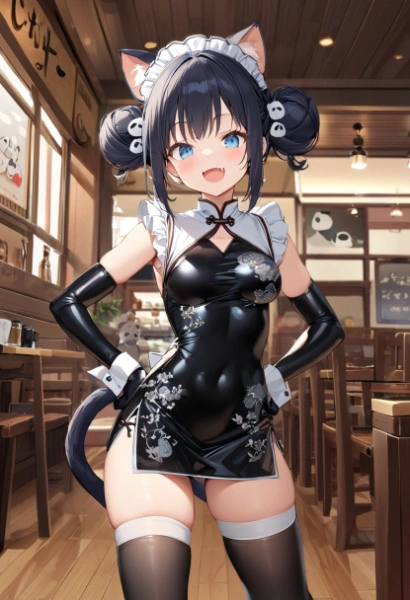 今日のお題は「熊猫」だニャ！