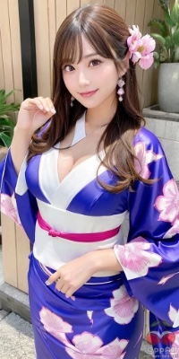【限定】この浴衣、あなたとの思い出がいっぱい詰まってるんだ♪いつか一緒に着たいな♪