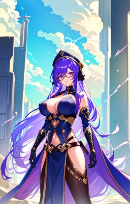 Purple hair