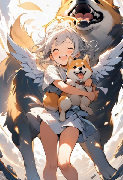 大犬様と柴犬と天使さま