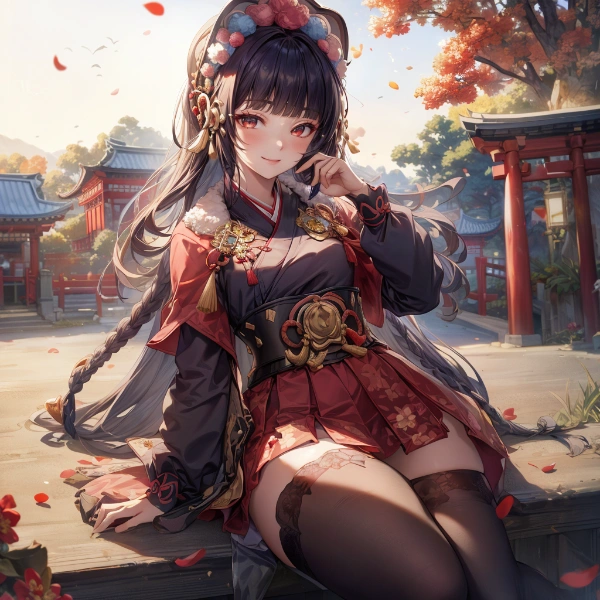 【原神】雲菫 着物