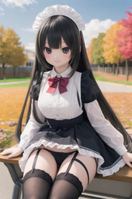 微笑んでいるセクシーな可愛い女の子
